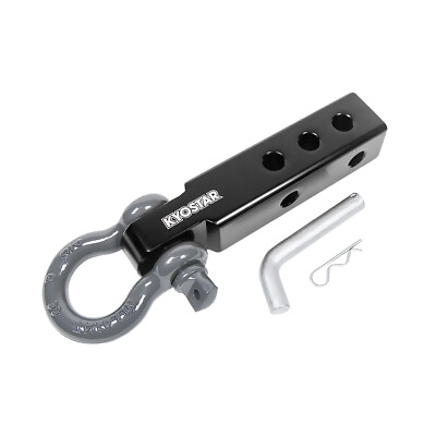 Solid Tow Hitch Draw Universal Bar Receiver 5T 3 4#x27;#x27; Shackle Kyostar Aluminum $45.79