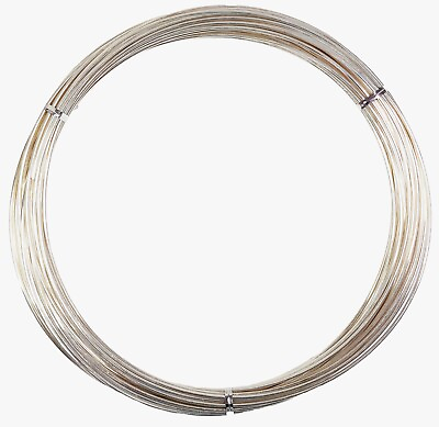 #ad 925 Sterling Silver Wire Round Half Hard 10 30 Gauge 1 10 ft USA $54.99