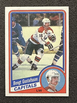 #ad 1984 85 Topps Hockey #144 Bengt Gustafsson SP $1.00