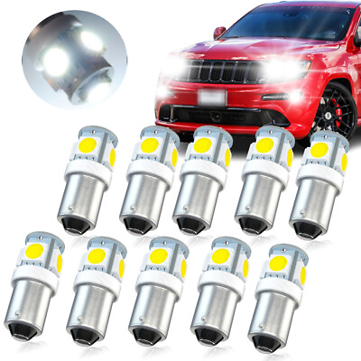 #ad 10x Ba9s Reverse Polarity 5050smd 12v led Ford Falcon rear map lights cool white AU $14.95