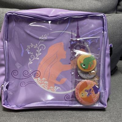 #ad Rapunzel Disney Princess Shoulder Bag With Tin Badge goods japan $70.99