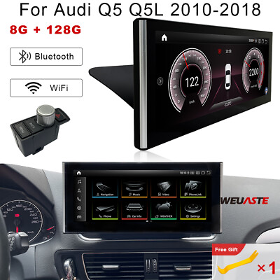 #ad 12.3quot; Car Headunit GPS With iDrive Bluetooth 8GB128GB For Audi Q5 Q5L 2010 2018 $539.64