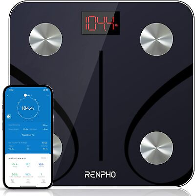 #ad RENPHO Bluetooth Body Fat Scale Digital Weight Scale Bathroom Smart Body Comp... $36.99