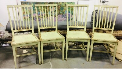 #ad Set Of 4 Buying amp; Design Chairs $575.00