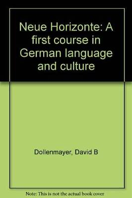 #ad Neue Horizonte: A first course in German language and culture Paperback GOOD $3.97