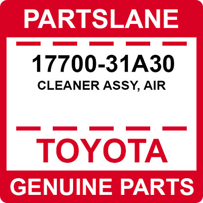 #ad 17700 31A30 Toyota OEM Genuine CLEANER ASSY AIR $320.39