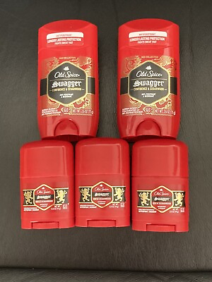 #ad LOT OF 5 Old Spice Red Collection SWAGGER Deodorants 2 Full Size amp; 3 Travel Size $19.95