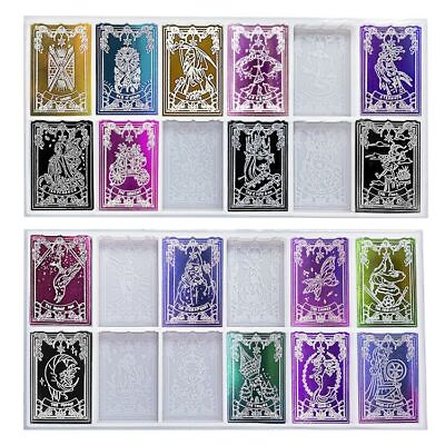 #ad Tarot Card Silicone Mold for DIY UV Epoxy Resin Making Constellation Compass Tar $25.76