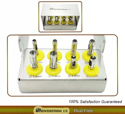 #ad Tissue Punch Dental Implant Kit 8 Pcs Tool With Holder CE FREE POST WORLDWIDE GBP 39.90
