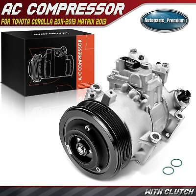 #ad AC Compressor with Clutch for Toyota Corolla 11 13 Matrix 13 L4 1.8L 8831002710 $149.99