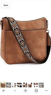 #ad #ad BOSTANTEN Crossbody Bags for Women Trendy Vegan Leather Hobo Purses A01 brown $16.00