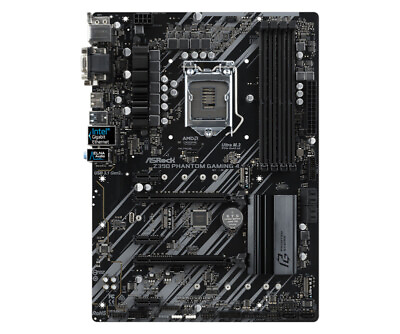 #ad ASRock Z390 Phantom Gaming 4 Motherboard Intel Z390 LGA 1151 DDR4 ATX M.2 DVI D $176.99