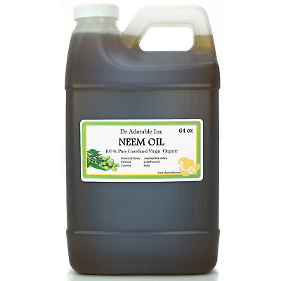#ad 64 Oz Premium Neem Oil Pure Organic Cold Pressed Best Fresh Multi Purpose $42.99