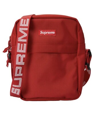 #ad Brand New Supreme SS18 Nylon Shoulder Bag RED $39.50