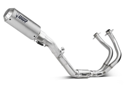 #ad Full System Exhaust Mivv MK3 Stainless Steel KAWASAKI Z650 2024 $374.35