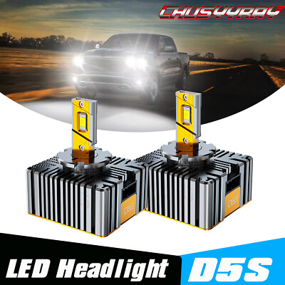#ad CHUSYYRAY D5S D5R LED Headlight 6000LM 70W Replace HID Xenon Bulbs Super Bright $49.99