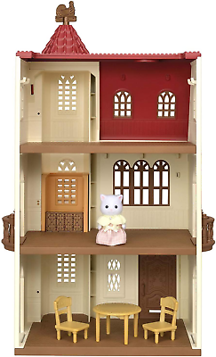#ad Calico Critters Red Roof Tower Home 3 Story Dollhouse Playset New Toy Gift $119.99