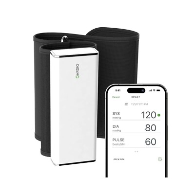 #ad QardioArm 2 Smart Wireless Blood Pressure Device. New rechargeble Battery $112.89