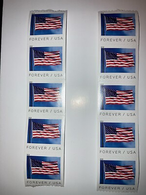 #ad 10 USPS Forever Stamps Postage For First Class Mail Free shipping $6.00