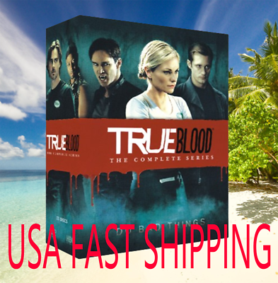 #ad New True Blood The Complete Series Seasons 1 7 DVD 33 Disc Fast Ship US STOCK $34.50