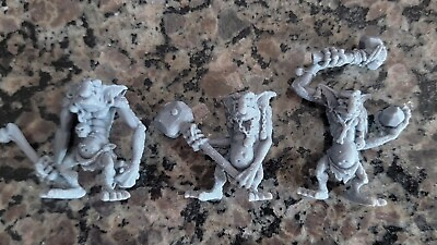#ad Fantasy The Old World Orcs And Goblins Stone Trolls x 3 $65.00