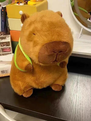 #ad Capybara Stuffed Plushie Toy Capybara Plush Cute Doll Stuffed Animals Gifts $17.46