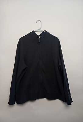 #ad LL Bean Full Zip Jacket Women#x27;s Size 2X Regular Full Zip Jacket With Pockets $19.99