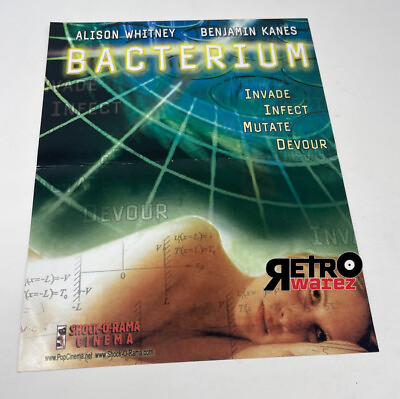 #ad Bacterium Promo Flyer 8.5x11” mini flat poster shock o rama horror 2007 Sci fi $12.19
