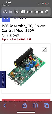#ad Fujitsu circuit board Power Control Mod 230v k04ba 0400hue po 9705659018 $100.00