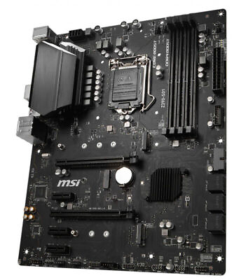 #ad MSI Z390 S01 Motherboard Intel Z390 LGA 1151 DDR4 M.2 ATX DVI I PS 2 USB 3.1 $115.00