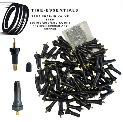 #ad 50 100 200 500 TPMS Valve Stem Rubber Rebuild Kit for Tire Pressure Sensor $240.99