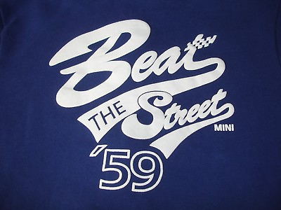 #ad Mini Beat The Street #x27;59 Blue Long Sleeve Full Zip Hoodie Mini Cooper XL $99.90