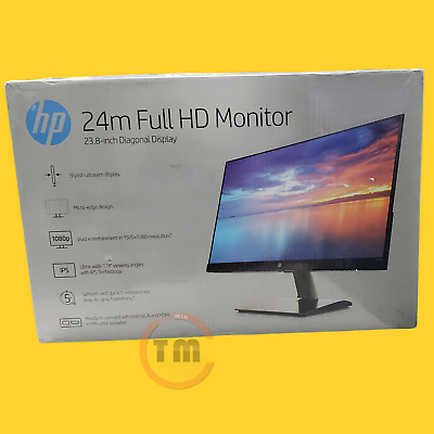 HP 24quot; IPS Micro edge 1920 x 1080 HDMI VGA 60Hz 5ms LED Monitor 24m ™ $109.36