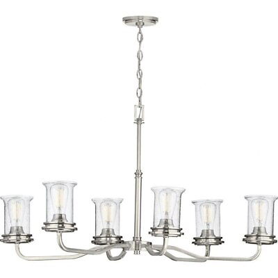 #ad Chandeliers Light 6 Light Cylinder Shade in Coastal style 34.13 Inches $420.95