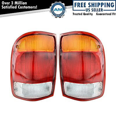 #ad Tail Lights Taillamps Left amp; Right Pair Set For 98 99 Ford Ranger Pickup Truck $68.26