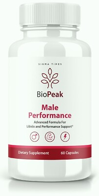 #ad BioPeak Male Enhancement Capsules BioPeak Performance for Men Pills 60ct $19.95