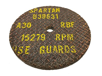 #ad Spartan B12986 Abrasive 4quot; Cut Off Wheel 15279 RPM 9 32quot; Thickness $8.09