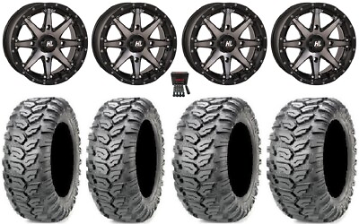 #ad High Lifter HL10 14quot; Wheels Smoke 26quot; Ceros Tires Can Am Renegade Outlander $1093.60