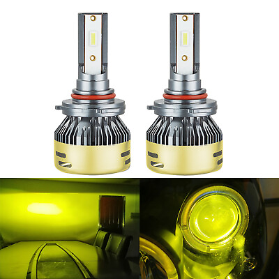 #ad 2x HB3 9005 9145 LED Headlight Bulbs Conversion Kit Fog Light CSP 3570 Yellow $27.99