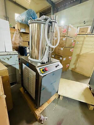 #ad 110V 15L Hydraulic Sausage Stuffer SF 150 Commercial Sausage Filling Machine 1HP $1856.80