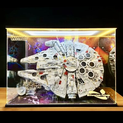 #ad LED UV Theme Display Case and stand For LEGO 75192 Star Wars Millennium Falcon $675.00