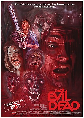 #ad evil dead 2 Movie Poster Filmplakat $11.00