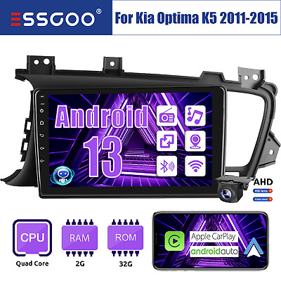 #ad For KIA Optima K5 11 2015 Android 13 Carplay Stereo Radio GPS Navigation Camera $120.89