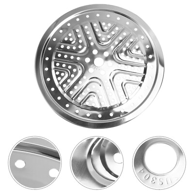 #ad Stainless Steel Steamer Dumpling Steaming Tray Canned Vegetables $10.81