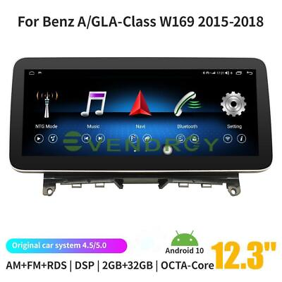 #ad 12.3quot; For Benz A GLA Class W169 Android10 Car GPS Radio Stereo Navigation 232G $525.46
