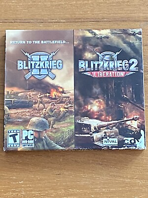 #ad Blitzkrieg II Return to Battlefield amp; Liberation PC CD Rom Video Game $13.50