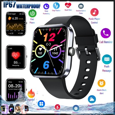 #ad Bluetooth Talking Smart Watch Waterproof HD Screen For Android IOS System $21.74