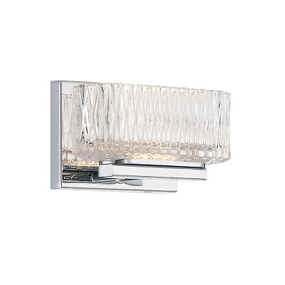 #ad Minka Lavery Sparren 1 Light LED Bathroom Vanity Light Chrome $99.95