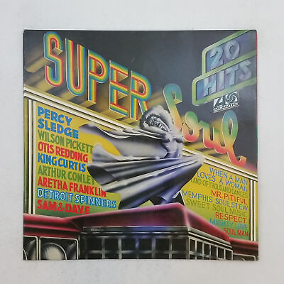 #ad SUPER SOUL ATL40559 U GEMA LP Vinyl VG Cover VGnr GF 1974 VARIOUS ARTISTS $14.99