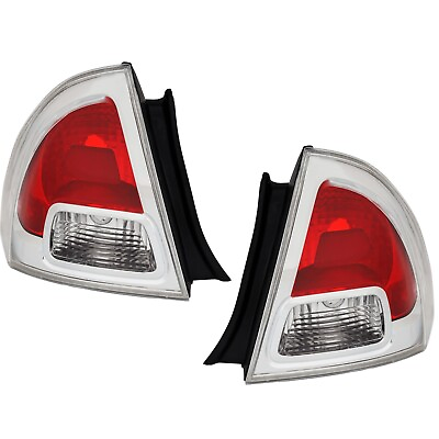 #ad Set of 2 Tail Light For 2006 2009 Ford Fusion S LH amp; RH Clear amp; Red Lens $100.75